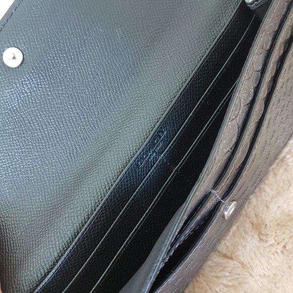 COACH $230 Metallic Snake Glitter Wallet AUTHENTIC COACH COLLECTION ON POSHMARK! - Picture 3 of 3